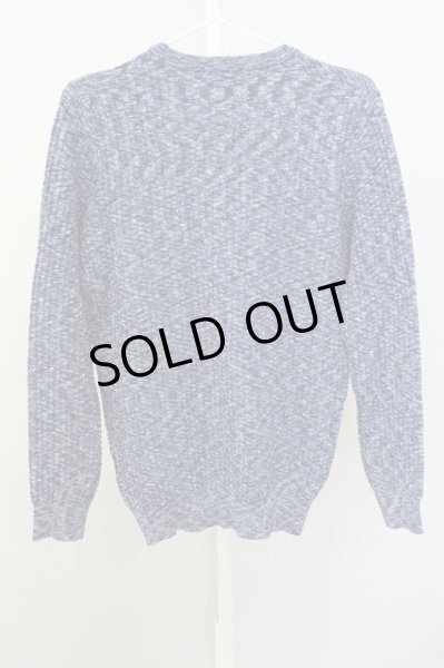 画像1: GOSTAR DE FUGA / ニット.リンクス柄 44 ブルー T-24-01-05-001-GO-to-YM-ZT307 (1)