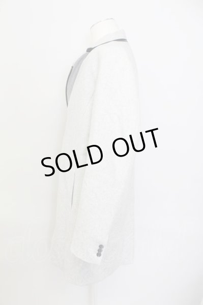 画像3: FUGA / コート.ラムレザー切り替えライダースチェスター 46 グレー T-24-01-05-011-FU-ou-YM-ZT-ML028 (3)