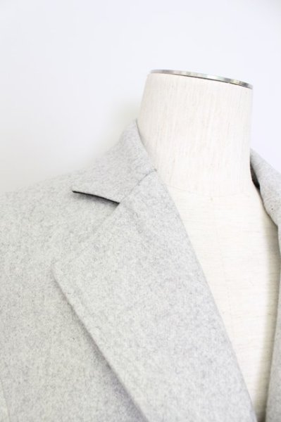 画像5: FUGA / コート.ラムレザー切り替えライダースチェスター 46 グレー T-24-01-05-011-FU-ou-YM-ZT-ML028 (5)