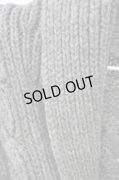 画像3: GOSTAR DE FUGA / カーディガン.ケーブル編みショルーカラーニット 44 ブラウン T-24-01-05-002-GO-to-YM-ZT307 (3)