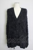 画像1: 【WINTERセール】LAD MUSICIAN / ナイロンシャギーニットカーディガン 44 ブラック T-24-01-13-018-LA-to-YM-ZT067 (1)