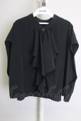 画像1: 【WINTERセール】LAD MUSICIAN / DECHINE FRILL SHIRTシャツ 46 ブラック T-24-01-13-019-LA-sh-YM-ZT040 (1)