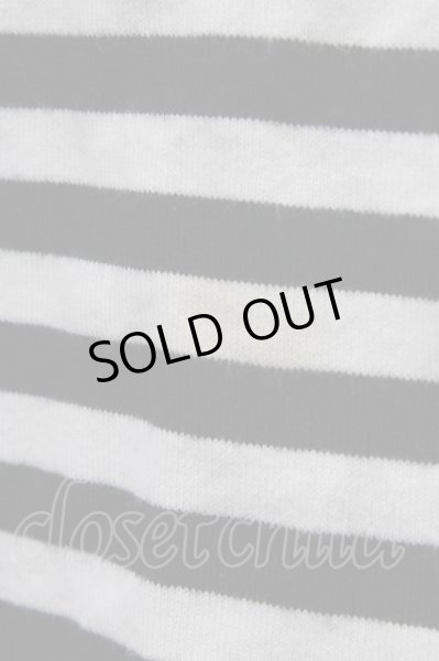 画像5: AMPHIBIAN / ボーダーロングタンクトップ F ブラックｘホワイト T-24-01-13-003-AM-to-YM-ZT161 (5)