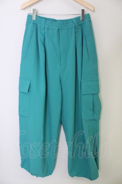 画像1: MAISON SPECIAL / 【タグ付き】スポンジッシュプライムワイドカーゴパンツ 01 ミントグリーン T-24-01-13-024-MA-to-YM-ZT040 (1)