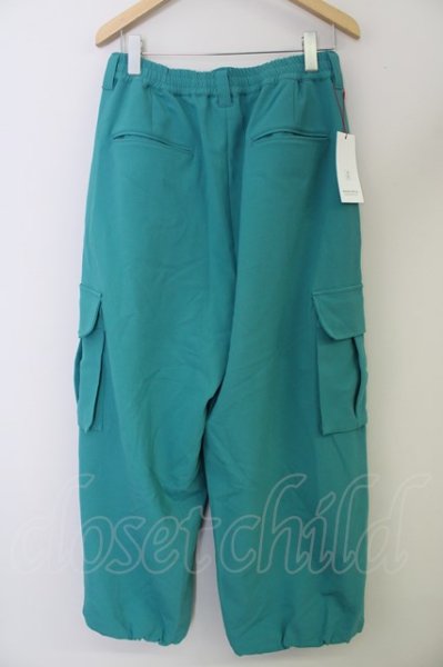 画像2: MAISON SPECIAL / 【タグ付き】スポンジッシュプライムワイドカーゴパンツ 01 ミントグリーン T-24-01-13-024-MA-to-YM-ZT040 (2)