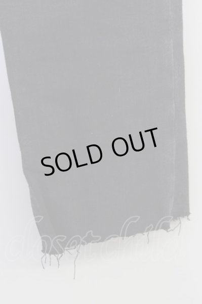 画像6: 青激-SEIGEKI- / ストレッチダメージスキニーパンツ（レザーリペア） 26 ブラック T-24-01-13-033-el-pa-YM-ZT225 (6)