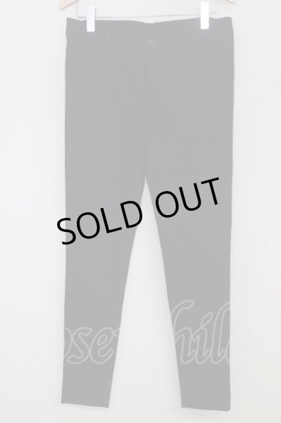 画像4: KMK(KINGLY MASK)  / ジップフラップ付きストレッチスキニー L ブラック T-24-01-13-038-KM-pa-YM-ZT377 (4)