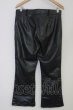 画像2: ZARA / ストレッチPUフレアパンツ EU L ブラック T-24-01-13-039-ZA-pa-YM-ZT-ML003 (2)