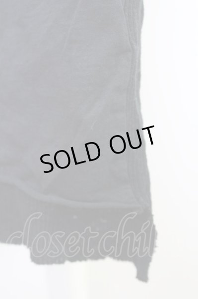 画像4: ROYAL FLASH / バックロングテレコ切り替えタンクトップ F ブラック T-24-01-13-006-RO-to-YM-ZT020 (4)