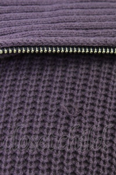 画像7: MAISON SPECIAL / プライムオーバークレイジークラッシュアゼドライバーズニット 02 パープル T-24-01-13-008-MA-to-YM-ZT020 (7)