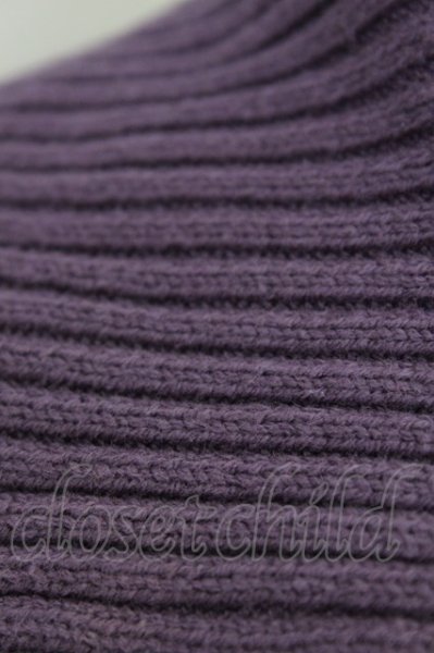 画像9: MAISON SPECIAL / プライムオーバークレイジークラッシュアゼドライバーズニット 02 パープル T-24-01-13-008-MA-to-YM-ZT020 (9)