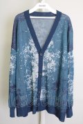 【WINTERセール】HARE / アブストラクトカーディガン F グリーン系 T-24-01-13-015-HA-to-YM-ZT071