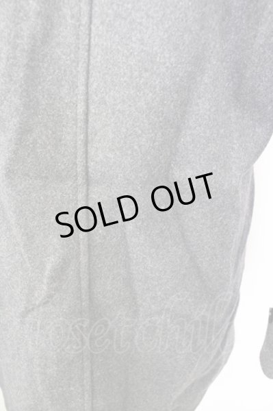 画像8: NO ID. BLACK / コート.フェイクファーショールカラーウールダブル 2 グレー T-24-01-26-005-NO-ou-YM-ZT-M108 (8)