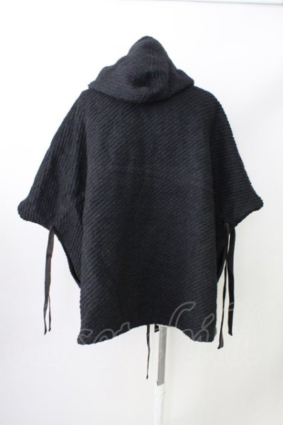 画像2: A.F ARTEFACT / ジャケット.OVERSIZED HOODIE BLOUSON / REVERSIBLE-WOOL 1 ブラック T-24-01-29-008-A.-ja-YM-ZT149 (2)