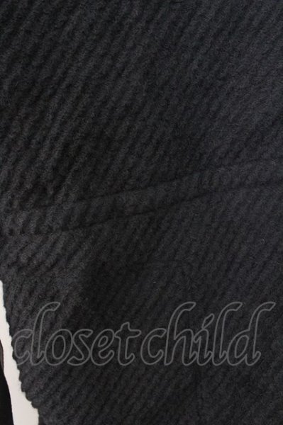 画像6: A.F ARTEFACT / ジャケット.OVERSIZED HOODIE BLOUSON / REVERSIBLE-WOOL 1 ブラック T-24-01-29-008-A.-ja-YM-ZT149 (6)