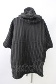 画像9: 【WINTERセール】A.F ARTEFACT / ジャケット.OVERSIZED HOODIE BLOUSON / REVERSIBLE-WOOL 1 ブラック T-24-01-29-008-A.-ja-YM-ZT149