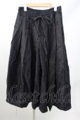 画像1: 【WINTERセール】A.F ARTEFACT / パンツ.TUCKED WIDE PANTS 1 ブラック T-24-01-29-012-A.-pa-YM-ZT006 (1)