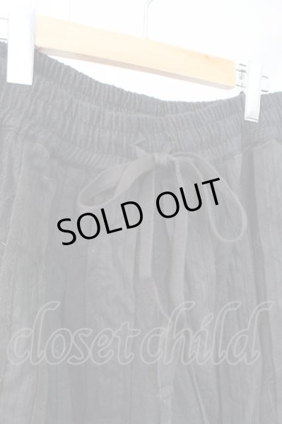 画像3: A.F ARTEFACT / パンツ.TUCKED WIDE PANTS 1 ブラック T-24-01-29-012-A.-pa-YM-ZT006 (3)