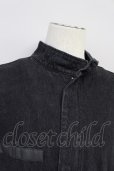 画像4: 【WINTERセール】unrelaxing / コート.オーバーサイズデニムモッズ  ブラック T-24-02-06-008-un-ou-YM-ZT-M015