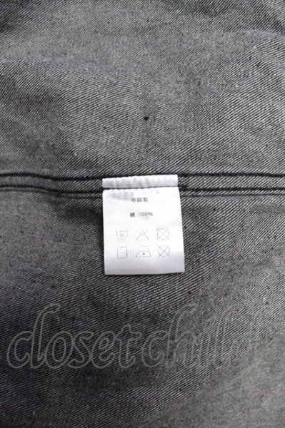 画像10: unrelaxing / コート.オーバーサイズデニムモッズ  ブラック T-24-02-06-008-un-ou-YM-ZT-M015 (10)