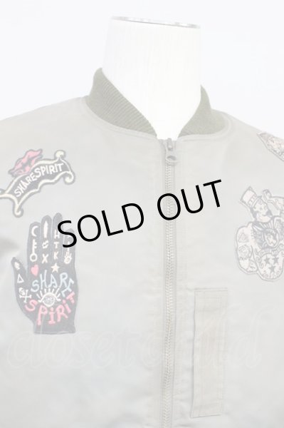 画像4: SHARE SPIRIT / ジャケット.Remake MA-1（メンズ48） 48 カーキ（ユーズドアース） T-24-02-06-012-SH-ja-YM-ZT-M015 (4)