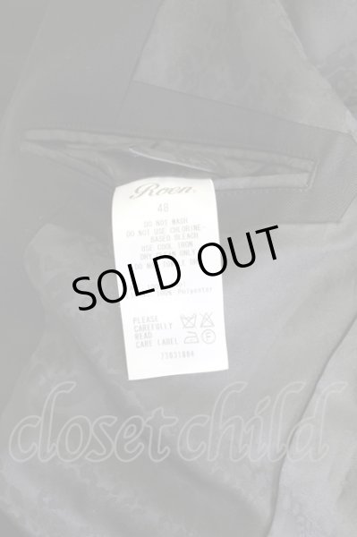 画像11: Roen / メルトスパンコールサークススカル六部袖テーラードジャケット 48 ブラック T-24-02-07-014-Ro-ja-YM-ZT177 (11)