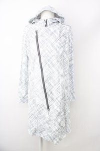 【WINTERセール】TORNADO MART / クロスラインロングパーカー’20SS L ホワイト T-24-02-07-003-TO-to-YM-ZT074
