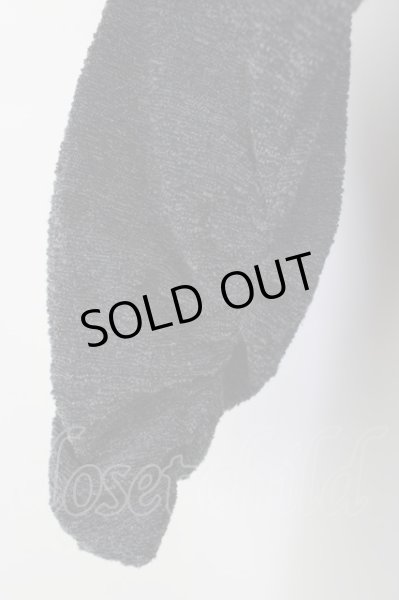 画像5: CIVARIZE / Moonクレーターパイル変形６分袖ガウンカーディガン’14SS 46 ブラック T-24-02-07-008-CI-to-YM-ZT411 (5)