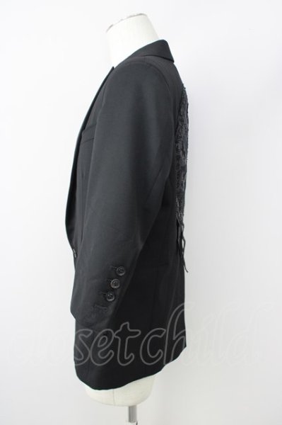 画像3: Roen / メルトスパンコールサークススカル六部袖テーラードジャケット 48 ブラック T-24-02-07-014-Ro-ja-YM-ZT177 (3)