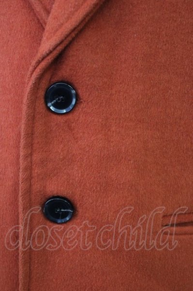 画像5: ALTER VENOMV / コート.モザイクパッチ切り替えチェスター S オレンジｘブラック T-24-02-14-004-AL-ou-YM-ZT-M014 (5)