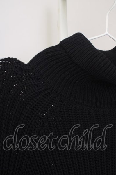 画像3: ZARA / ニット.NEW AGE ZONE タートルネックスーパーBIG EU XL ブラック T-24-02-14-001-ZA-to-YM-ZT352 (3)