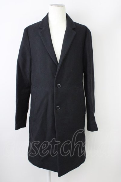 画像1: 【WINTERセール】ZARA / コート.メルトンチェスター EU M ブラック T-24-02-14-009-ZA-ou-YM-ZT-M015