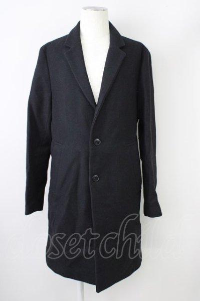 画像1: ZARA / コート.メルトンチェスター EU M ブラック T-24-02-14-009-ZA-ou-YM-ZT-M015 (1)