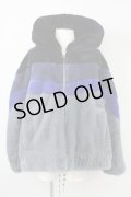 【SALE】ROYAL FLASH / ジャケット.ファーブルゾン'22AW L ブラックｘブルー T-24-02-14-011-RO-ja-YM-ZT-M11