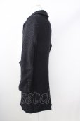 画像3: 【WINTERセール】NO ID. / コート.ボンディングニットチェスター 2 ブラック T-24-02-15-008-NO-ou-YM-ZT-M012