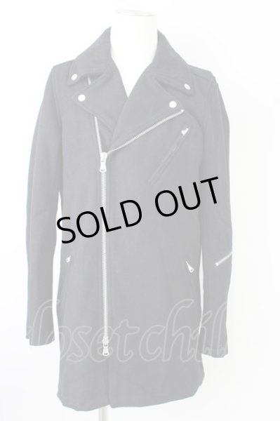 画像1: NO ID. BLACK / コート.メルトンライダース 1 ブラック T-24-02-21-006-NO-ou-YM-ZT-M107 (1)