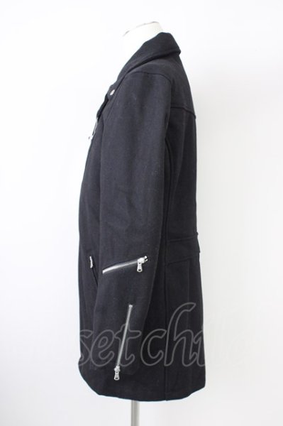 画像3: NO ID. BLACK / コート.メルトンライダース 1 ブラック T-24-02-21-006-NO-ou-YM-ZT-M107 (3)