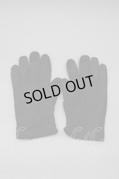 画像2: GOSTAR DE FUGA / グローブ.タータンレザーコンビ ネイビーｘブラック T-24-02-21-013-GO-oh-YM-ZT-ML001 (2)