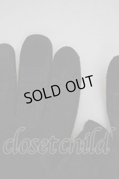 画像5: GOSTAR DE FUGA / グローブ.タータンレザーコンビ ネイビーｘブラック T-24-02-21-013-GO-oh-YM-ZT-ML001 (5)