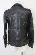 画像2: FUGA / ジャケット.EXISTENCIA ラムレザーダブルライダース'16AW 46 ブラック T-24-03-06-016-FU-ja-YM-ZT-ML029 (2)