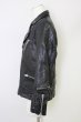画像3: FUGA / ジャケット.EXISTENCIA ラムレザーダブルライダース'16AW 46 ブラック T-24-03-06-016-FU-ja-YM-ZT-ML029 (3)