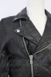画像4: FUGA / ジャケット.EXISTENCIA ラムレザーダブルライダース'16AW 46 ブラック T-24-03-06-016-FU-ja-YM-ZT-ML029 (4)