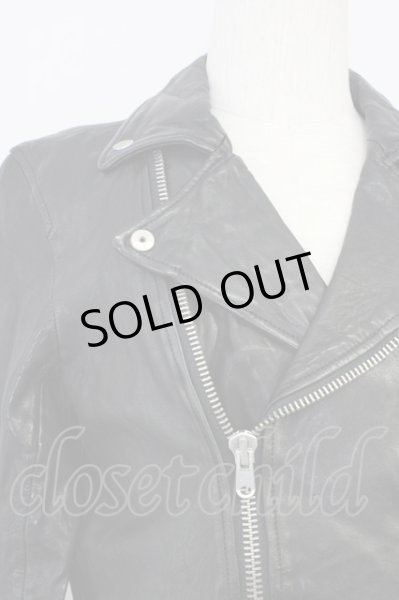 画像4: FUGA / ジャケット.EXISTENCIA ラムレザーダブルライダース'16AW 46 ブラック T-24-03-06-016-FU-ja-YM-ZT-ML029 (4)