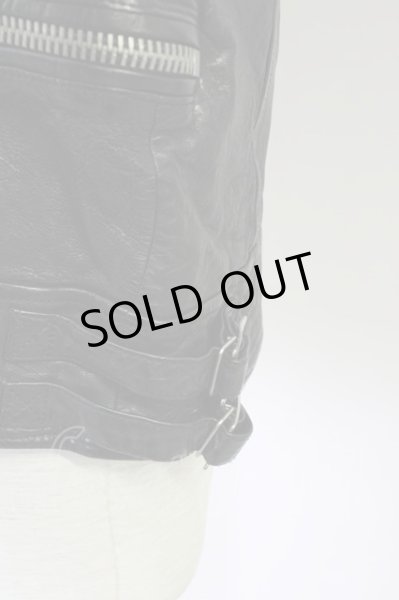 画像6: FUGA / ジャケット.EXISTENCIA ラムレザーダブルライダース'16AW 46 ブラック T-24-03-06-016-FU-ja-YM-ZT-ML029 (6)