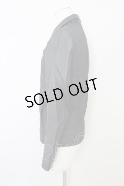 画像3: FUGA / ジャケット.Naked レザーバイカラーダブルライダース'15AW 44 ブラック T-24-03-06-017-FU-ja-YM-ZT-M107 (3)