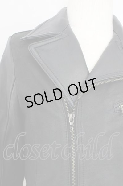 画像4: FUGA / ジャケット.Naked レザーバイカラーダブルライダース'15AW 44 ブラック T-24-03-06-017-FU-ja-YM-ZT-M107 (4)