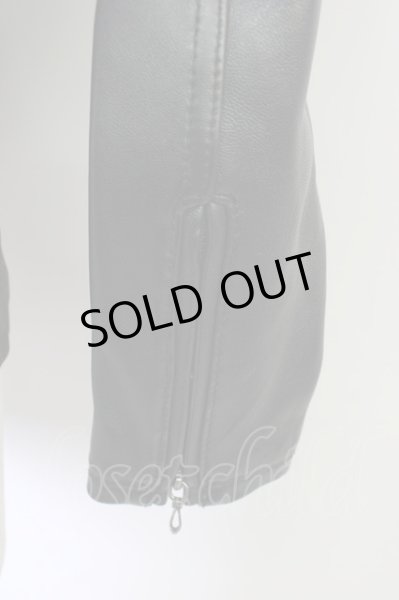 画像6: FUGA / ジャケット.Naked レザーバイカラーダブルライダース'15AW 44 ブラック T-24-03-06-017-FU-ja-YM-ZT-M107 (6)