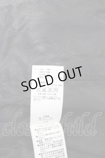 画像12: FUGA / ジャケット.Naked レザーバイカラーダブルライダース'15AW 44 ブラック T-24-03-06-017-FU-ja-YM-ZT-M107 (12)