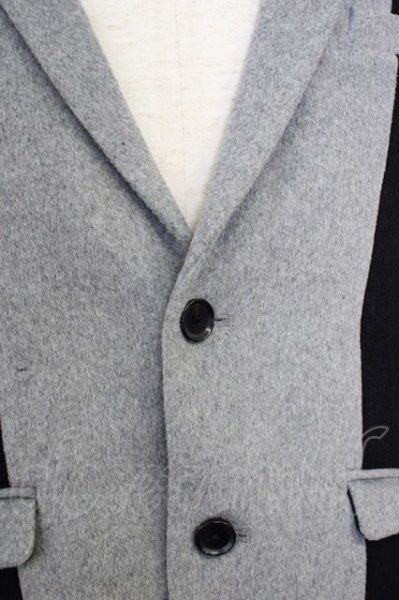 画像4: NO ID. / ジャケット.スイッチング２Ｂ 1 ブラックｘグレー T-24-03-06-019-NO-ja-YM-ZT-M107 (4)