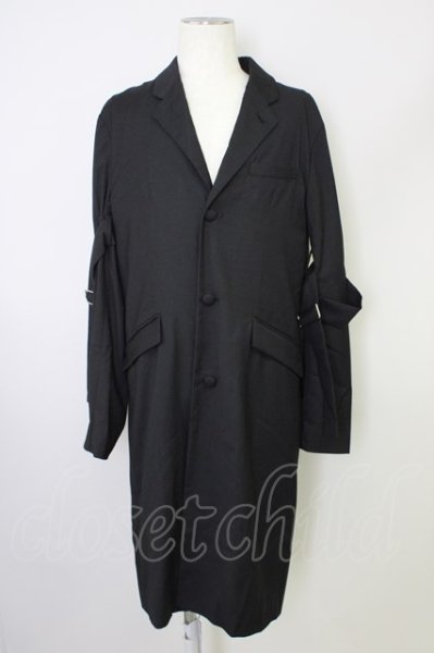 画像1: NO ID. BLACK / コート.TRストレッチボンテージチェスター 3 ブラック T-24-03-06-020-NO-ou-YM-ZT265 (1)